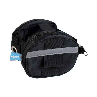 Alcott (Алкотт) Retractable Leash Luggage - Переносная сумка для поводков-рулеток с отсеком для лакомств Small Черный