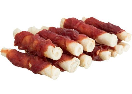Trixie (Трикси) Denta Fun Rolls with Duck - Лакомства палочки с уткой для чистки зубов собак, 140 г / 17 см (3 шт.)