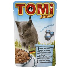 TOMi (Томи) Junior with Poultry - Пауч с мясом домашней птицы для котят 100 г