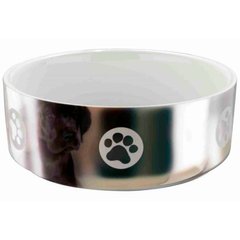 Trixie (Трикси) Миска керамическая серебристая для собак 300 мл