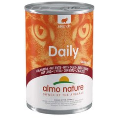 Almo Nature (Альмо Натюр) Daily Cat Adult Duck - Полнорационный консервированный корм с уткой для взрослых кошек 400 г