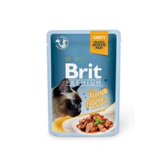 Brit Premium (Брит Премиум) Cat Tuna fillets in Gravy - Влажный корм с кусочками из филе тунца в соусе для кошек 85 г