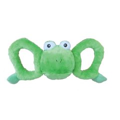 Jolly Pets (Джолли Пэтс) TUG-A-MAL Frog Dog Toy - Игрушка-пищалка Лягушка для перетягивания 11х33х11 см