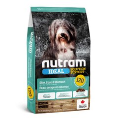 Nutram (Нутрам) I20 Ideal Solution Support Sensitive Skin, Coat with Stomach Dog - Сухий корм для дорослих собак з проблемами шкіри, шерсті або шлунка 340 г