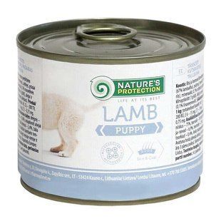 Nature's Protection (Нейчерес Протекшн) Puppy Lamb &ndash; Консервований корм з м'ясом ягняти для цуценят 200 г