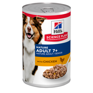 Hill's (Хиллс) Wet SP Canine Mature Adult 7+ Chicken &ndash; Консервированный корм с курицей для стареющих собак старше 7 лет 370 г