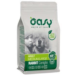 Оasy (Оази) Оap Adult Dog Medium/Large Rabbit - Сухой корм с кроликом для взрослых собак средних и больших пород, 2,5 кг