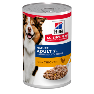 Hill's (Хиллс) Wet SP Canine Mature Adult 7+ Chicken – Консервированный корм с курицей для стареющих собак старше 7 лет 370 г