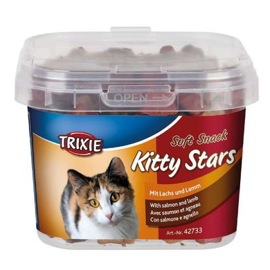 Trixie (Тріксі) Soft Snack Kitty Stars - Ласощі для котів зі смаком ягняти та лосося 140 г
