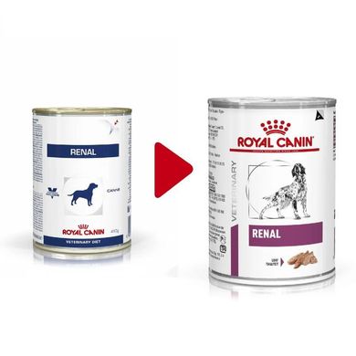 Royal Canin (Роял Канін) Renal - Консервований корм для собак при хронічній нирковій недостатності (паштет) 410 г