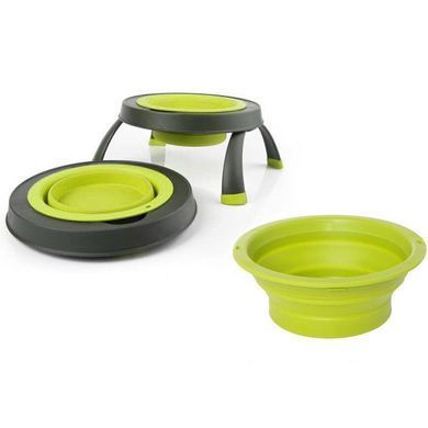 Dexas (Дексас) Replacement Bowls - Миска сменная (запасная) силиконовая для модели на складной подставке 600 мл Ярко-голубой