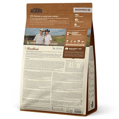 Acana (Акана) Ranchlands Recipe – Сухой корм с красным мясом и рыбой для собак различных пород на всех стадиях жизни 340 г