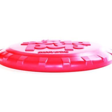 SodaPup (Сода Пап) Bottle Top Flyer Small &ndash; Игрушка Фризби з каучуку для собак и щенков, Розовый, 17х17 см