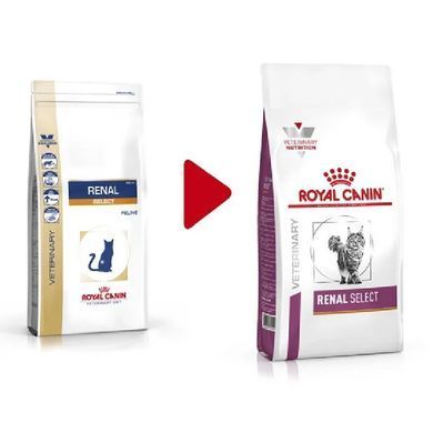 Royal Canin (Роял Канин) Renal Select - Сухой лечебный корм при почечной недостаточности для взрослых кошек, 2 кг