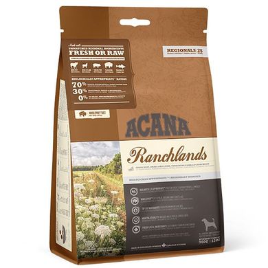 Acana (Акана) Ranchlands Recipe – Сухий корм з червоним м'ясом і рибою для собак різних порід на всіх стадіях життя 11,4 кг