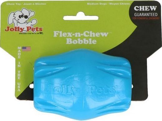 Jolly Pets (Джоллі Петс) FLEX-N-CHEW BOBBLE &ndash; Іграшка для ласощів Джоллі Боббл для собак, Жовтий, 5 см