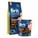Brit Premium (Брит Премиум) by Nature JUNIOR M - Сухой корм с курицей для щенков и молодых собак средних пород 1 кг