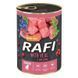 Rafi (Рафі) Junior Dog with Veal - Консервований корм з телятиною, лохиною та журавлиною для цуценят і молодих собак (паштет), 400 г