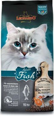 Leonardo (Леонардо) Adult Fish - Сухой корм с рыбой для котов 2 кг