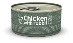 Naturea (Натуре) Chicken & Rabbit - Консерви з куркою і кроликом для кішок 85 г