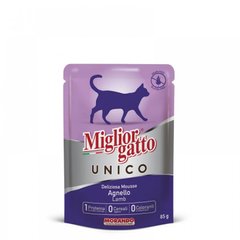 Morando (Морандо) Migliorgatto Unico Lamb - Консервований корм з ягням для дорослих котів 85 г