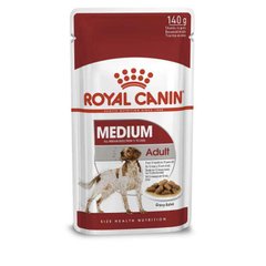 Royal Canin (Роял Канін) Medium Adult - Вологий корм для дорослих собак середніх порід (шматочки в соусі) 140 г
