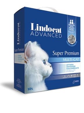 Lindocat (Линдокет) Super Premium Multi-Cat (box) - Бентонитовый наполнитель для кошачьего туалета 10 л