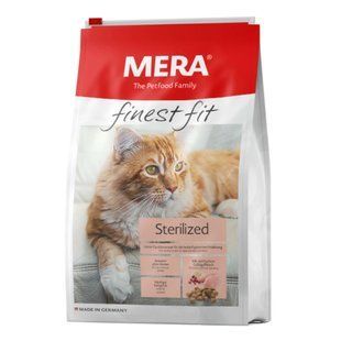 Mera (Мера) Finest fit Sterilized - Сухий корм з куркою та індичкою для стерилізованих кішок 1,5 кг