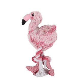 Flamingo (Фламінго) Andes - м'яка іграшка фламінго з пищалкою для собак 25 см