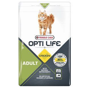 Opti Life (Опті Лайф) Adult - беззерновий сухий суперпреміум корм для котів , 2.5 кг.