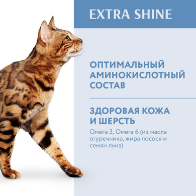 OptiMeal (ОптиМил) Adult Cat Extra Shine Codfish &ndash; Сухой корм с высоким содержанием трески для взрослых котов, 700 г