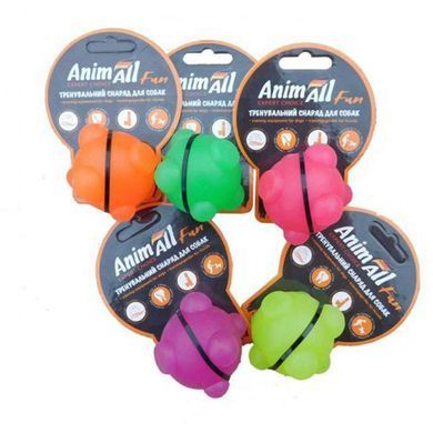 AnimAll (ЕнімАлл) Fun - Іграшка куля молекула для собак 3 см Помаранчевий