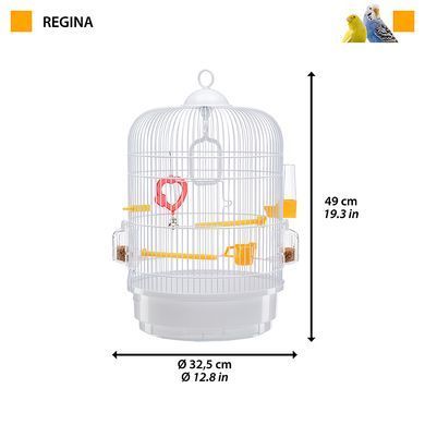 Ferplast (Ферпласт) Cage Regina - Клетка для попугаев, канареек и мелких экзотических птиц, Латунь