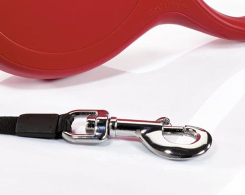 Flexi (Флекси) New Classic L - Поводок-рулетка для собак, лента (8 м, до 50 кг) L Красный