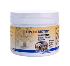 Luposan (Люпосан) LUPO Biotin+ - Добавка для профілактики дефіциту біотину для котів і собак 130 шт.