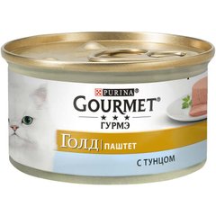 Gourmet (Гурмэ) Gold - Консервированный корм паштет с тунцом для взрослых кошек 85 г