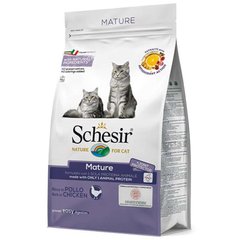 Schesir (Шезир) Cat Mature - Сухой монопротеиновый корм с курицей для пожилых котов 400 г