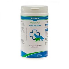 Canina (Канина) Petvital Biotin Tabs - Биологически активная добавка с биотином для кожи и шерсти собак 100 г