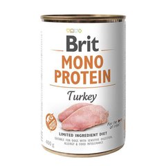 Brit (Бріт) Mono Protein Turkey - Консерви для собак з індичкою 400 г