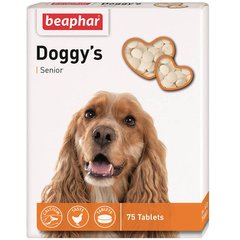Beaphar (Беафар) Doggys Senior - Вітаміни для літніх собак 75 шт.