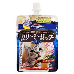 CattyMan (Кэттимен) Creamy Milk сливочное пюре с молоком - жидкое лакомство для котов
