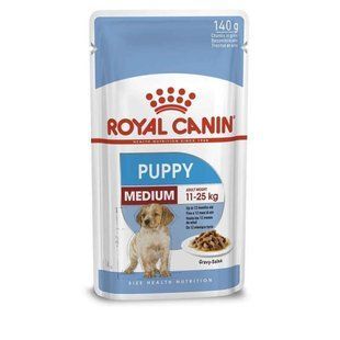 Royal Canin (Роял Канин) Medium Puppy - Влажный корм для щенков средних пород (кусочки в соусе) 140 г