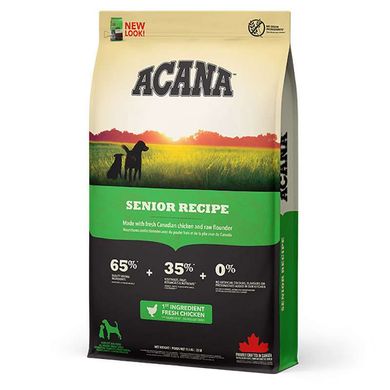 Acana (Акана) Senior Dog Recipe – Сухий корм c м'ясом курчати для літніх собак 11,4 кг