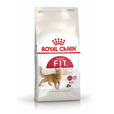 Royal Canin (Роял Канин) Fit 32 - Сухой корм с птицей для гуляющих на улице котов 400 г