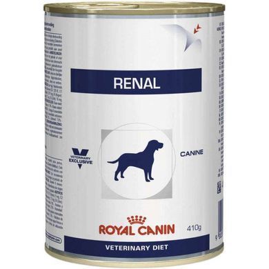 Royal Canin (Роял Канин) Renal - Консервированный корм для собак при хронической почечной недостаточности (паштет), 410 г