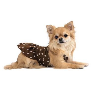 Pet Fashion (Пет Фешн) Say Yes Flirt - Платье для собак (коричневое) XXS (20-22 см)