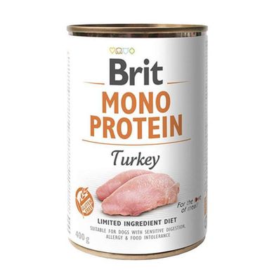 Brit (Бріт) Mono Protein Turkey - Консерви для собак з індичкою 400 г