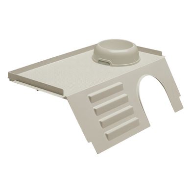 Ferplast (Ферпласт) For Base White Bowl - Подставка для кормушки для маленьких грызунов с лестницей и миской 44x26x15 см