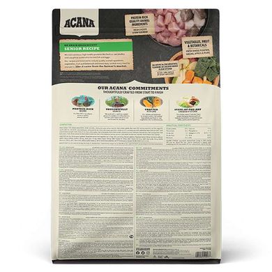 Acana (Акана) Senior Dog Recipe – Сухой корм c мясом цыпленка для пожилых собак 11,4 кг