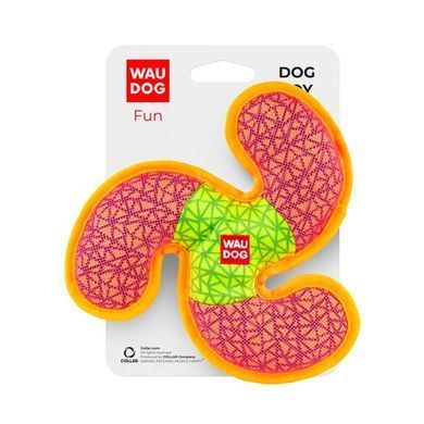 Collar (Коллар) WAUDOG Fun - Іграшка Пропелер з пищалкою для собак, Блакитний, 21х21 см